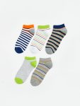 Color Blocked Boys' Ankle Socks Set of 7
