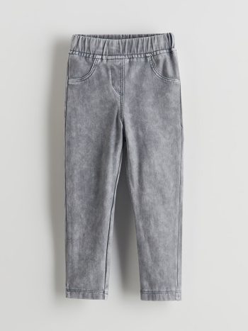 LCW Kids Indigo Girls' Elastic Waist Leggings