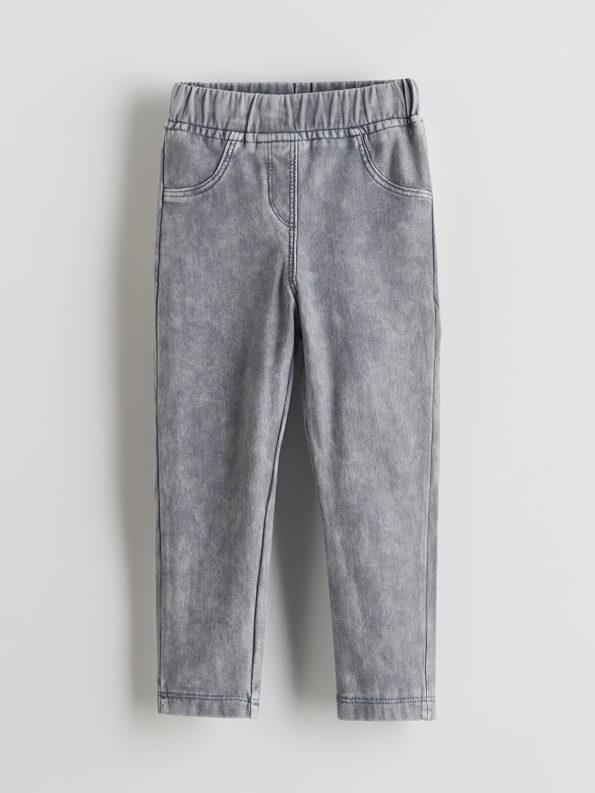 LCW Kids Indigo Girls' Elastic Waist Leggings
