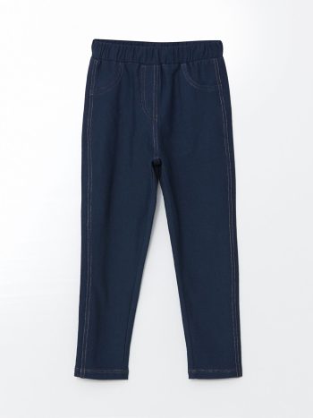 LCW Kids Indigo Girls' Elastic Waist Leggings