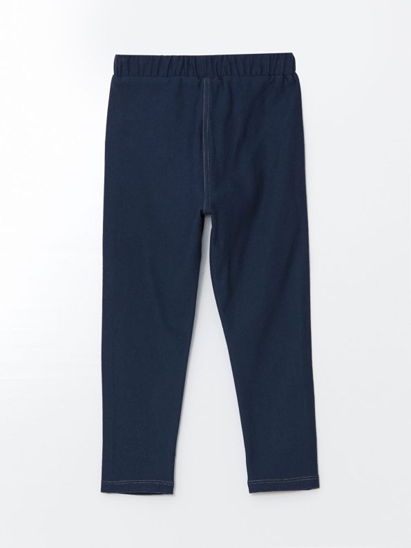 LCW Kids Indigo Girls' Elastic Waist Leggings