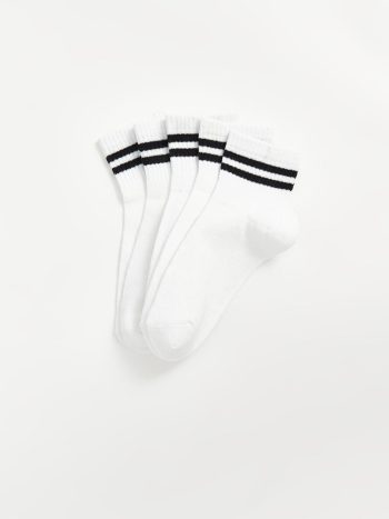 Patterned Boys' Ankle Socks Set of 7