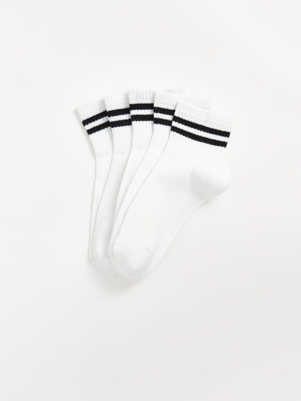 Patterned Boys' Ankle Socks Set of 7