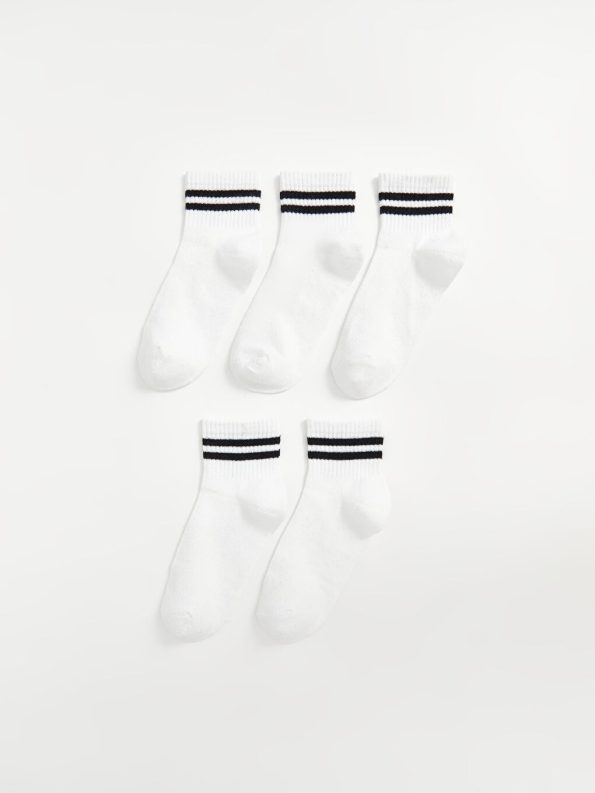 Patterned Boys' Ankle Socks Set of 7