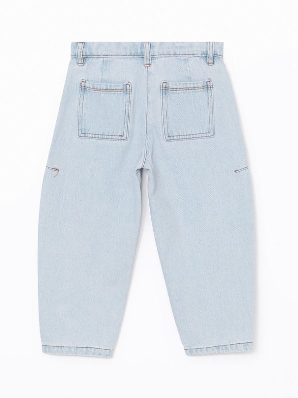 LCW Kids Blue Elastic Waist Girls' Jean Pants