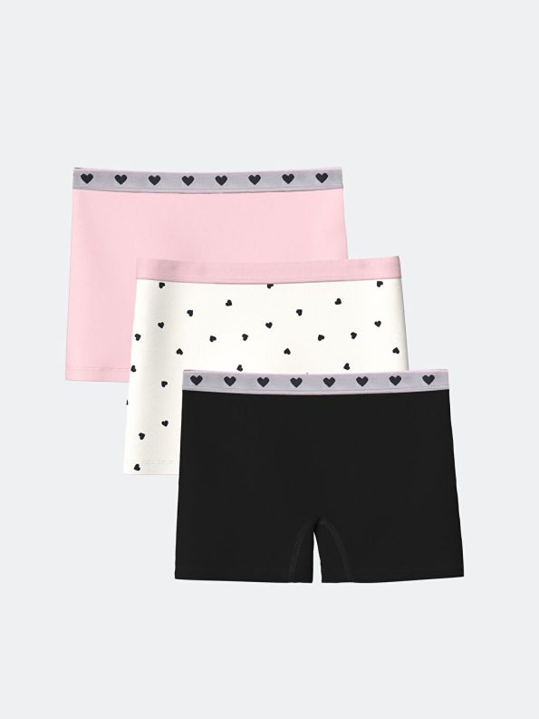 Printed Girl's Boxer Shorts