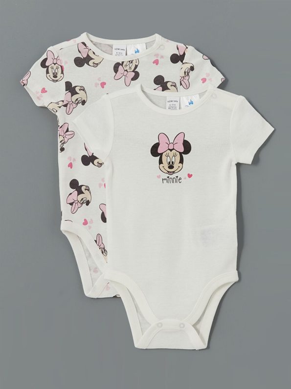 Printed Crew Neck Baby Girl Jumpsuit