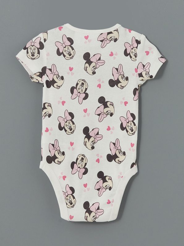 Printed Crew Neck Baby Girl Jumpsuit