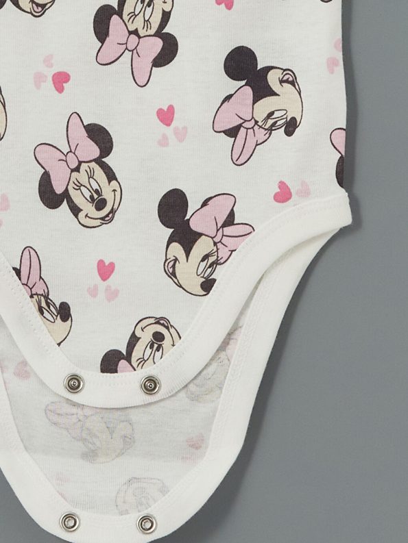 Printed Crew Neck Baby Girl Jumpsuit