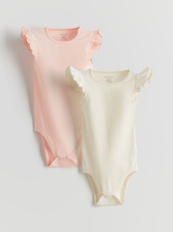 Girls' Short Sleeve Cotton Jumpsuit