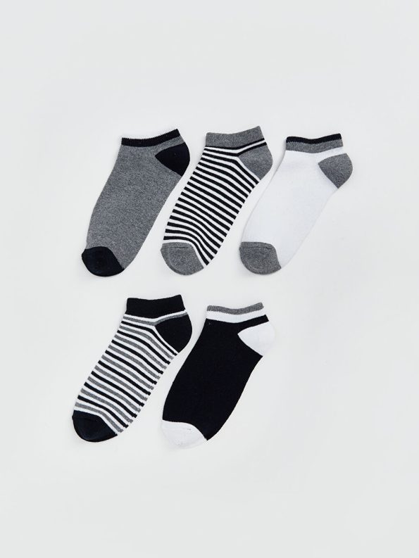 Striped Boys' Ankle Socks Set of 5