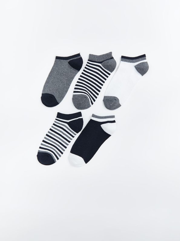 Striped Boys' Ankle Socks Set of 5