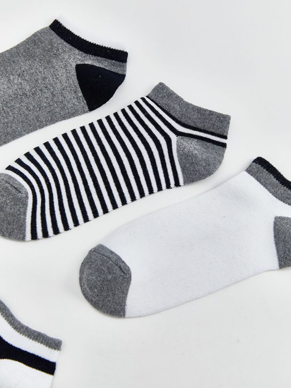 Striped Boys' Ankle Socks Set of 5