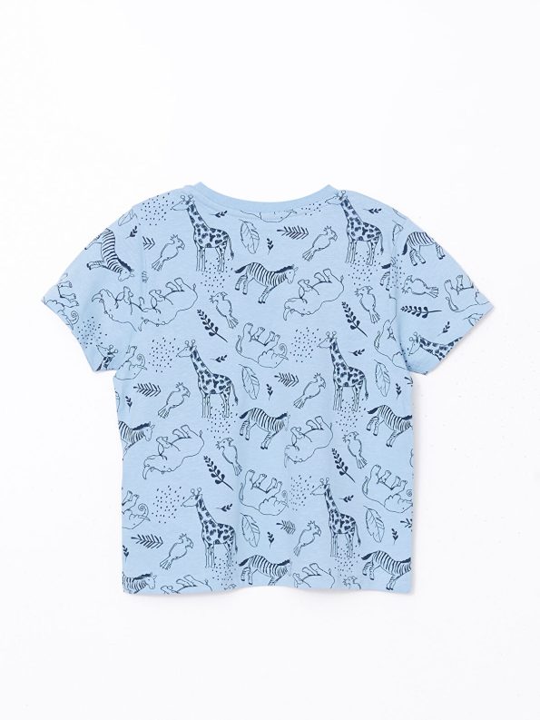LCW Kids Blue Short Sleeve Boys Pajama Set