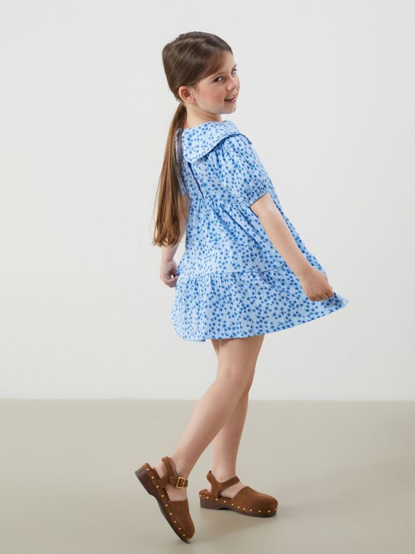 LCW Kids Blue Peter Pan Collar Dress