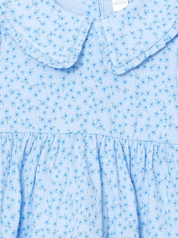 LCW Kids Blue Peter Pan Collar Dress