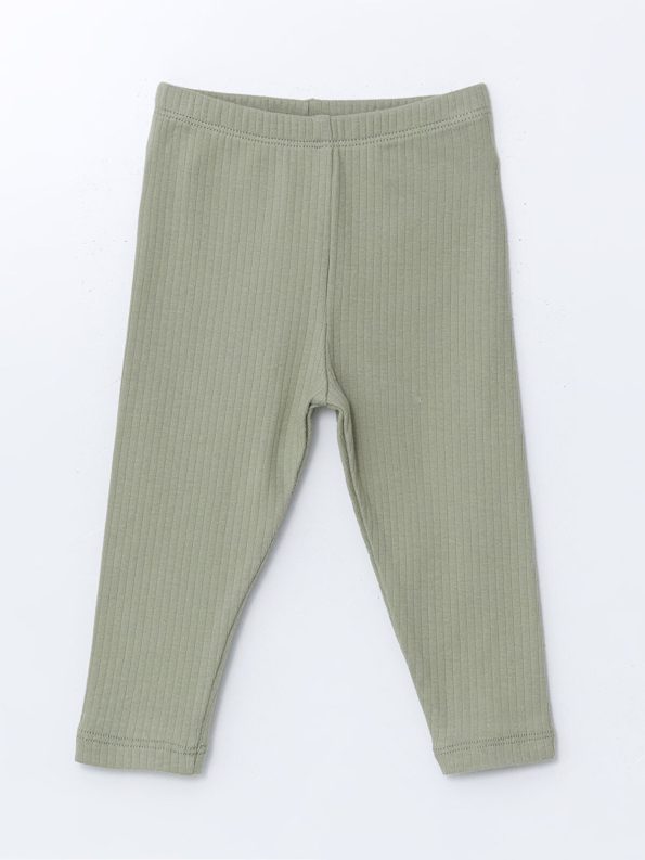 LCW Baby Beige Elastic Waist Organic Cotton Boy's Pajama Bottoms