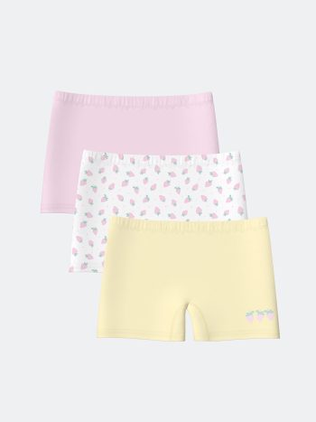 Printed Girls' Boxer Shorts
