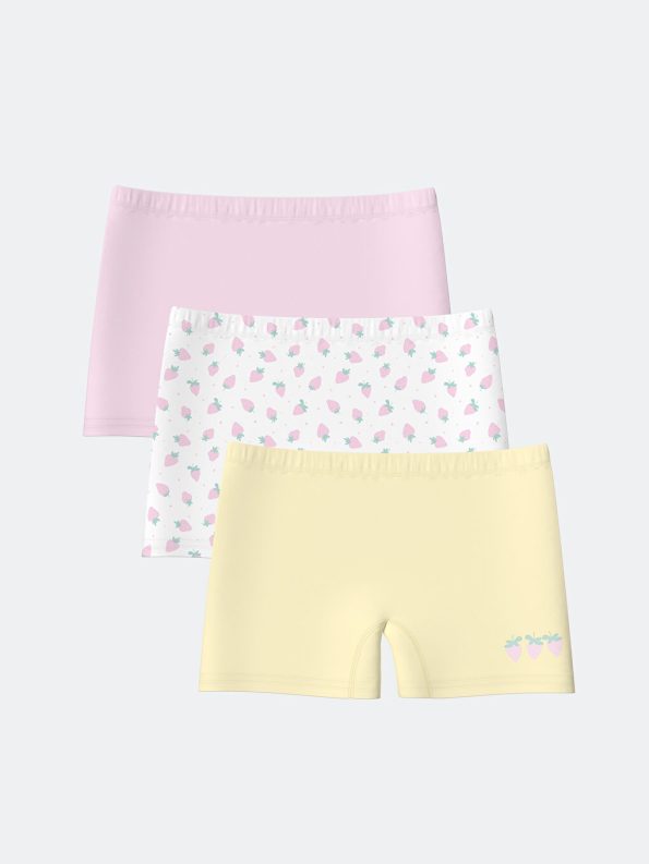 Printed Girls' Boxer Shorts
