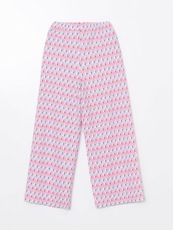 LCW Kids Pink Elastic Waist Girls' Pants