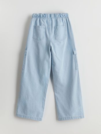 LCW Kids Indigo Girls Cargo Jean Pants