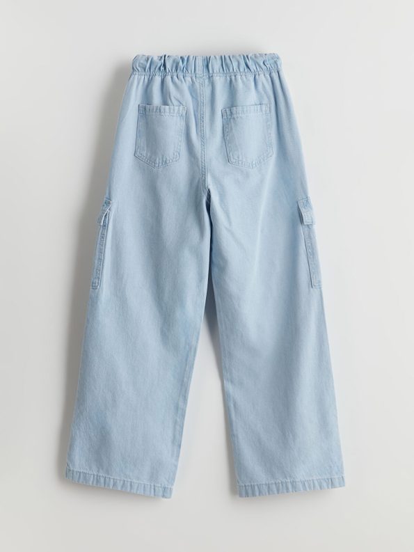 LCW Kids Indigo Girls Cargo Jean Pants
