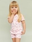 Bicycle Neck Girl Baby Romper Set