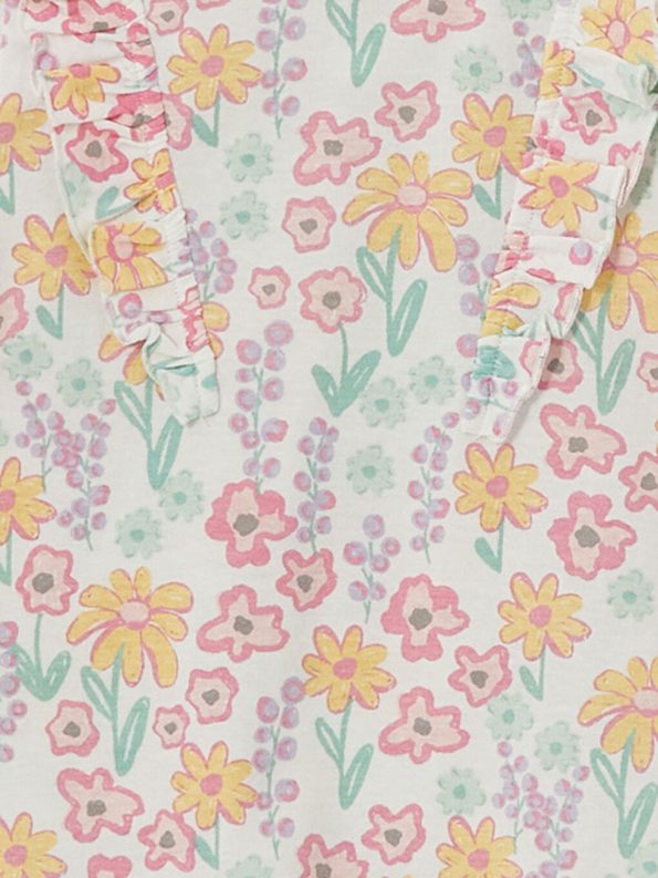 Daisy Duck Printed Girls' Baby T-Shirt and Sweatpants Set
