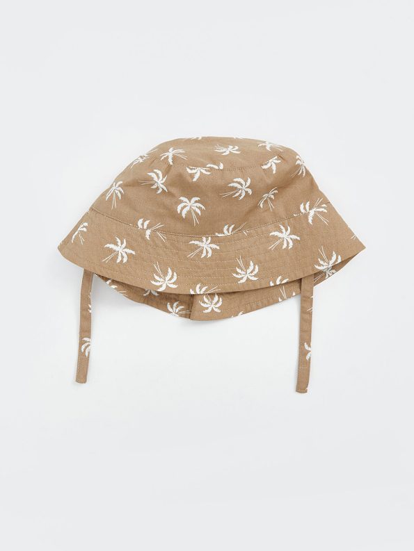 LCW Baby Brown Patterned Boys' Bucket Hat