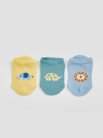 Boys' Baby Sock Booties Set of 5