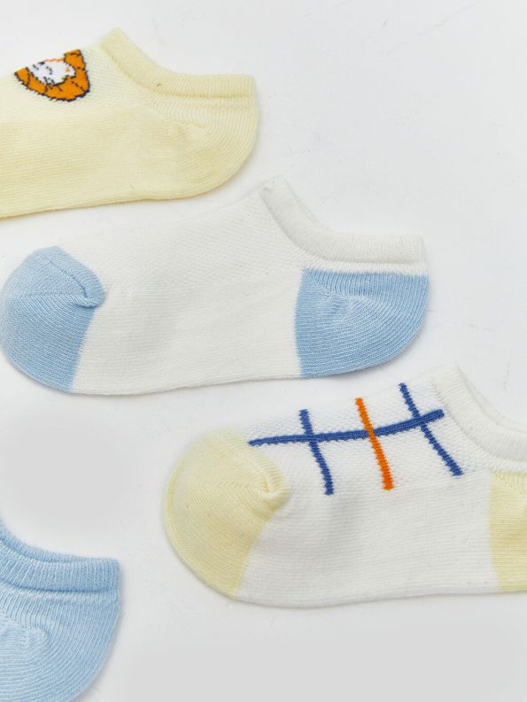 Printed Boys' Baby Socks Set of 5