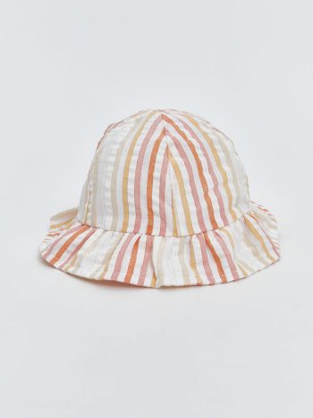 Floral Patterned Baby Girl Bucket Hat