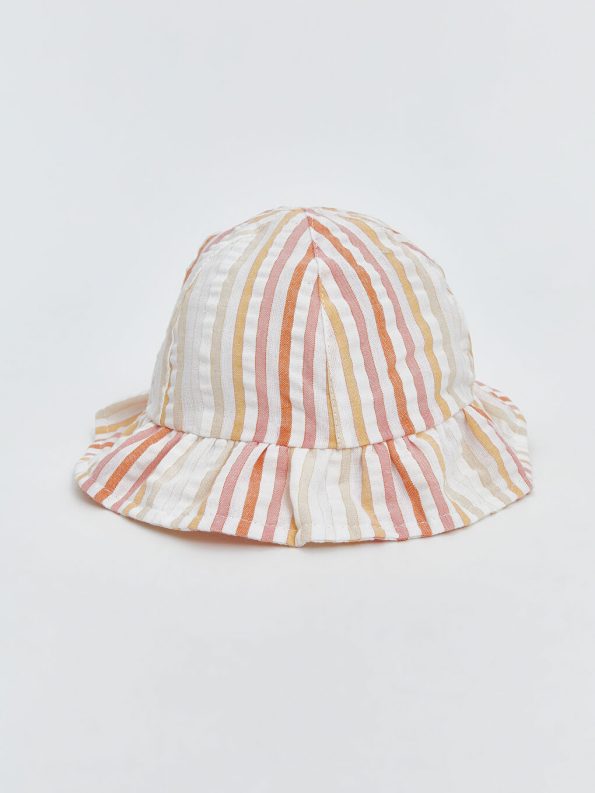 Floral Patterned Baby Girl Bucket Hat