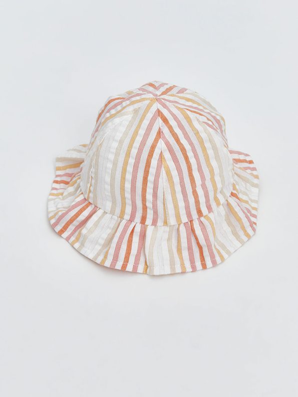 Floral Patterned Baby Girl Bucket Hat