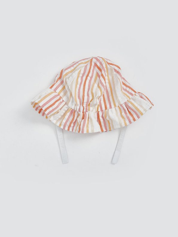 Floral Patterned Baby Girl Bucket Hat