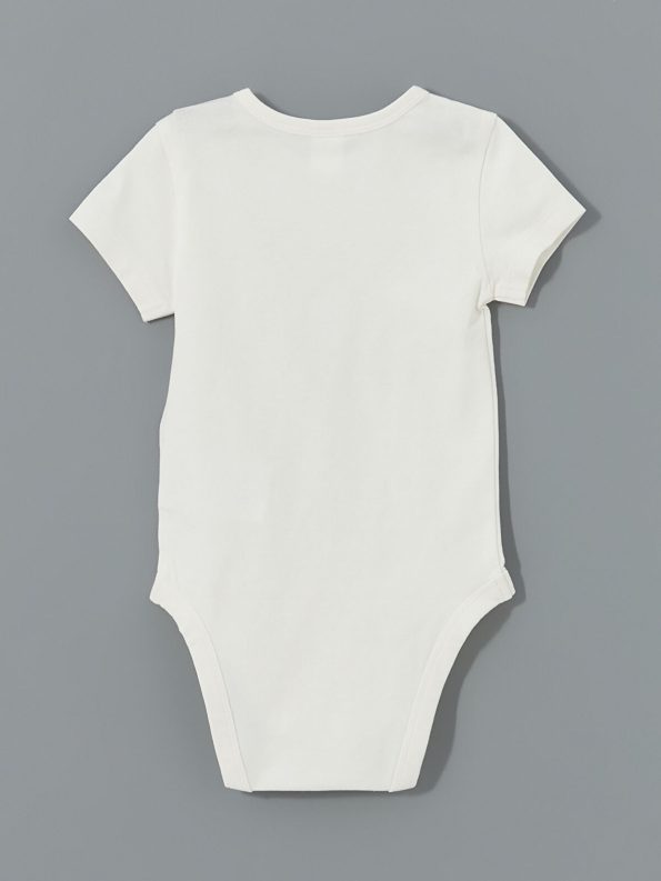 LCW Baby Cream Boys' Snapsuit and Pants Set