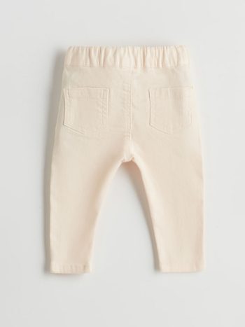 LCW Baby Ecru Elastic Waist Basic Boys' Pants