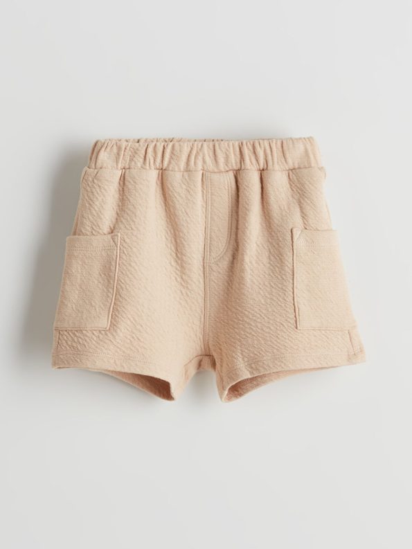 LCW Baby Orange Printed T-Shirt and Shorts Set