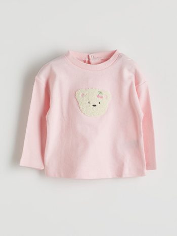 Minnie Mouse Print Baby Girls Bodysuit and Pants Set