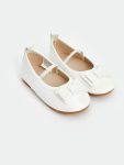 LCW STEPS Beige Bow Detail Girls' Ballet Flats