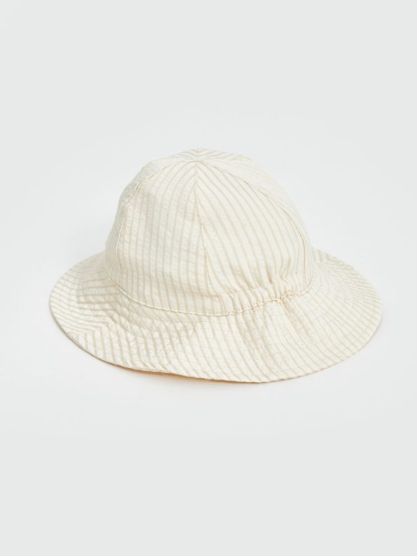 LCW Baby Beige Striped Bucket Hat