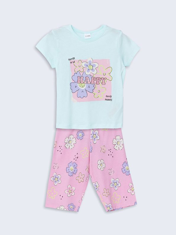 Striped Linen Blend Girls' Pants