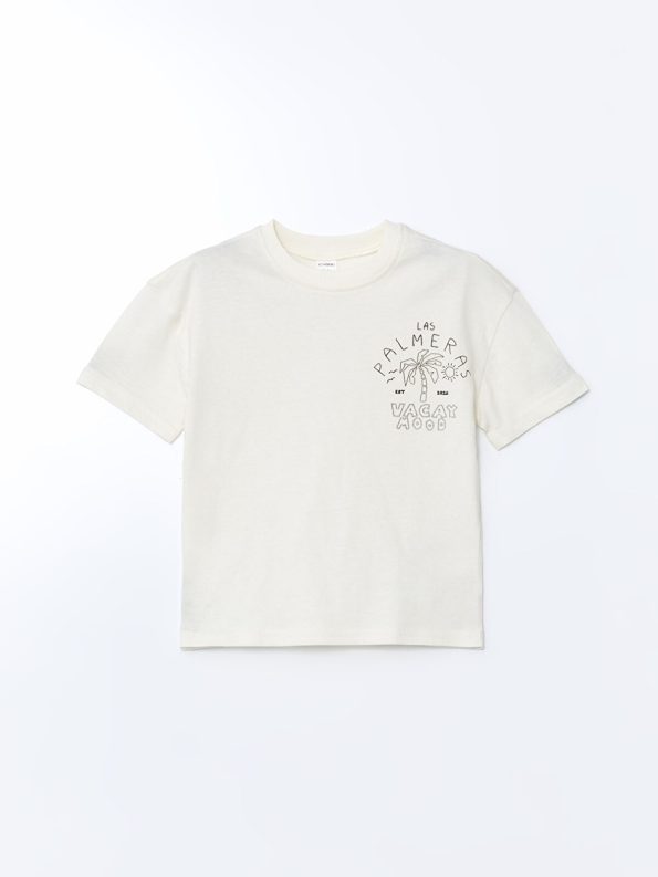 LCW Kids Black Boys' Shirt, T-Shirt, and Shorts Set