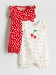 Girls' Baby Snap Bodysuit and Shorts Set
