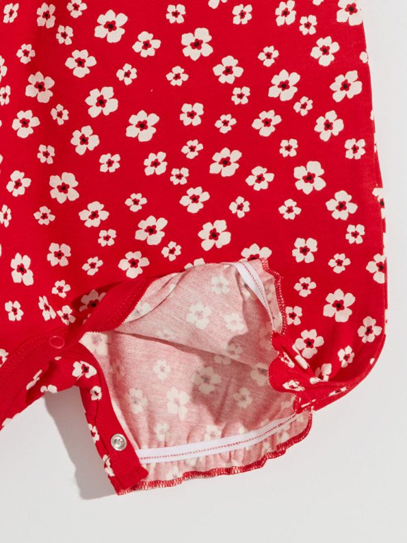 Girls' Baby Snap Bodysuit and Shorts Set