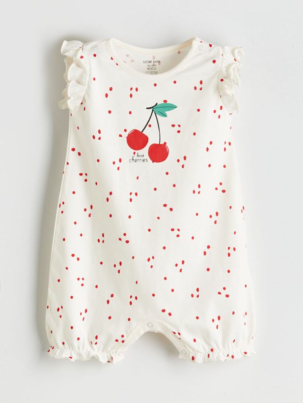 Girls' Baby Snap Bodysuit and Shorts Set