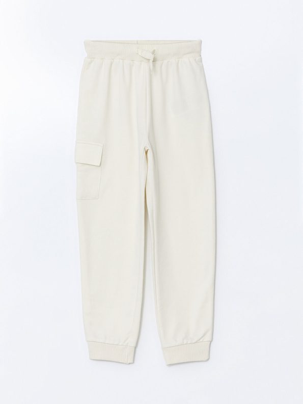 LCW Kids Beige Elastic Waist Boys' Jogger Pants