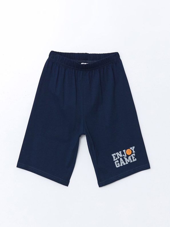 Boys' Real Madrid Printed Crew Neck T-Shirt and Shorts