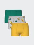Boys' Cotton Boxer Shorts Set of 3