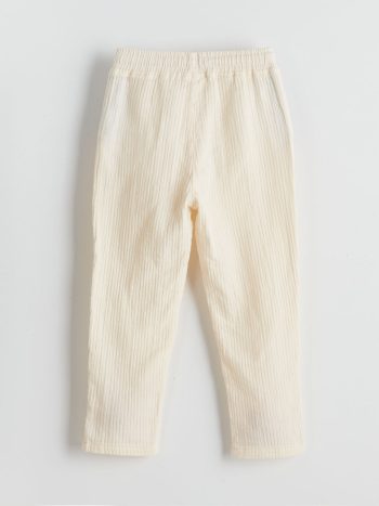 LCW Kids Beige Standard Fit Lace-Up Boys' Pants